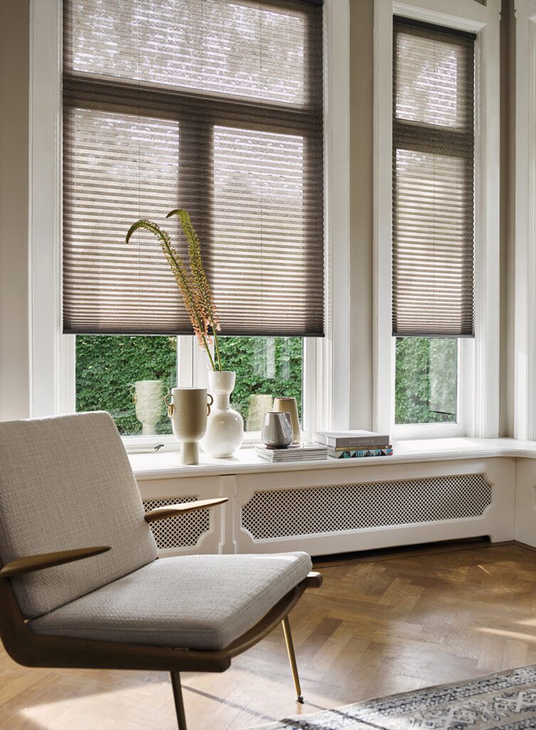 Plissegardin efter mål fra Luxaflex
