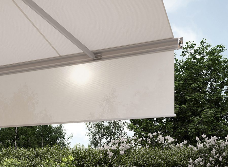 Markise med rullegardin i forbom -Shade plus