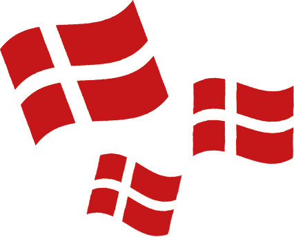 3 flag rød hvid frit