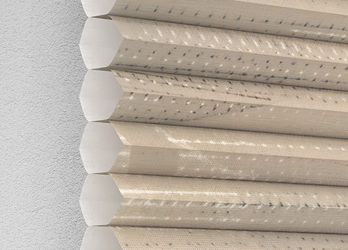 Duettegardin bikubestruktur